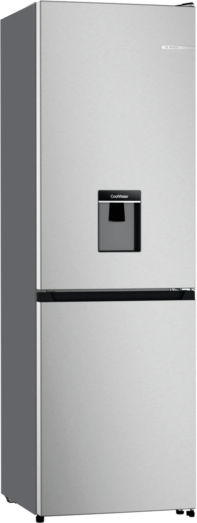 Series 4 Freestanding Fridge-freezer (Bottom freezer) 185.9 x 59.5 cm Inox-look KGW36NL2AZ