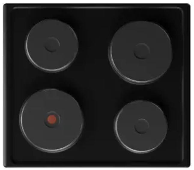 DEFY HOB 600 SLIMELINE SOLID NCP BLK