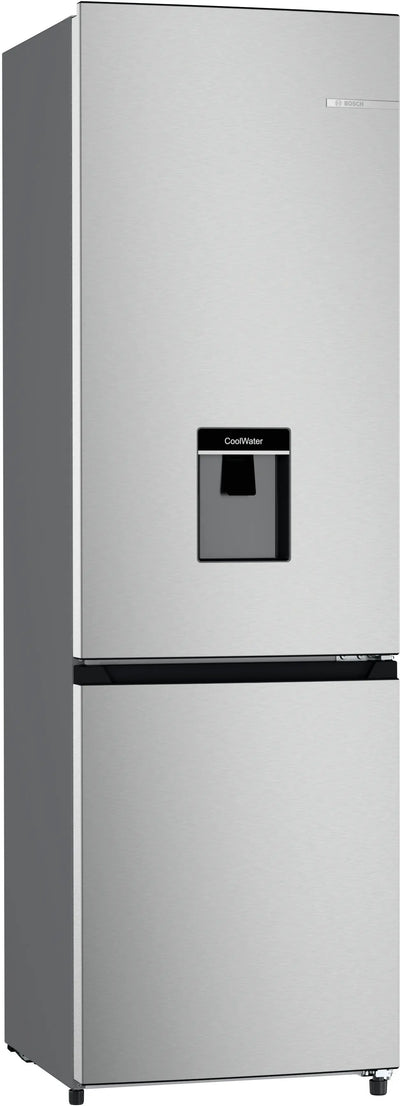 Bosch Series 2 Bottom-Freezer Fridge-Freezer Inox-Look KGW33NL1AZ