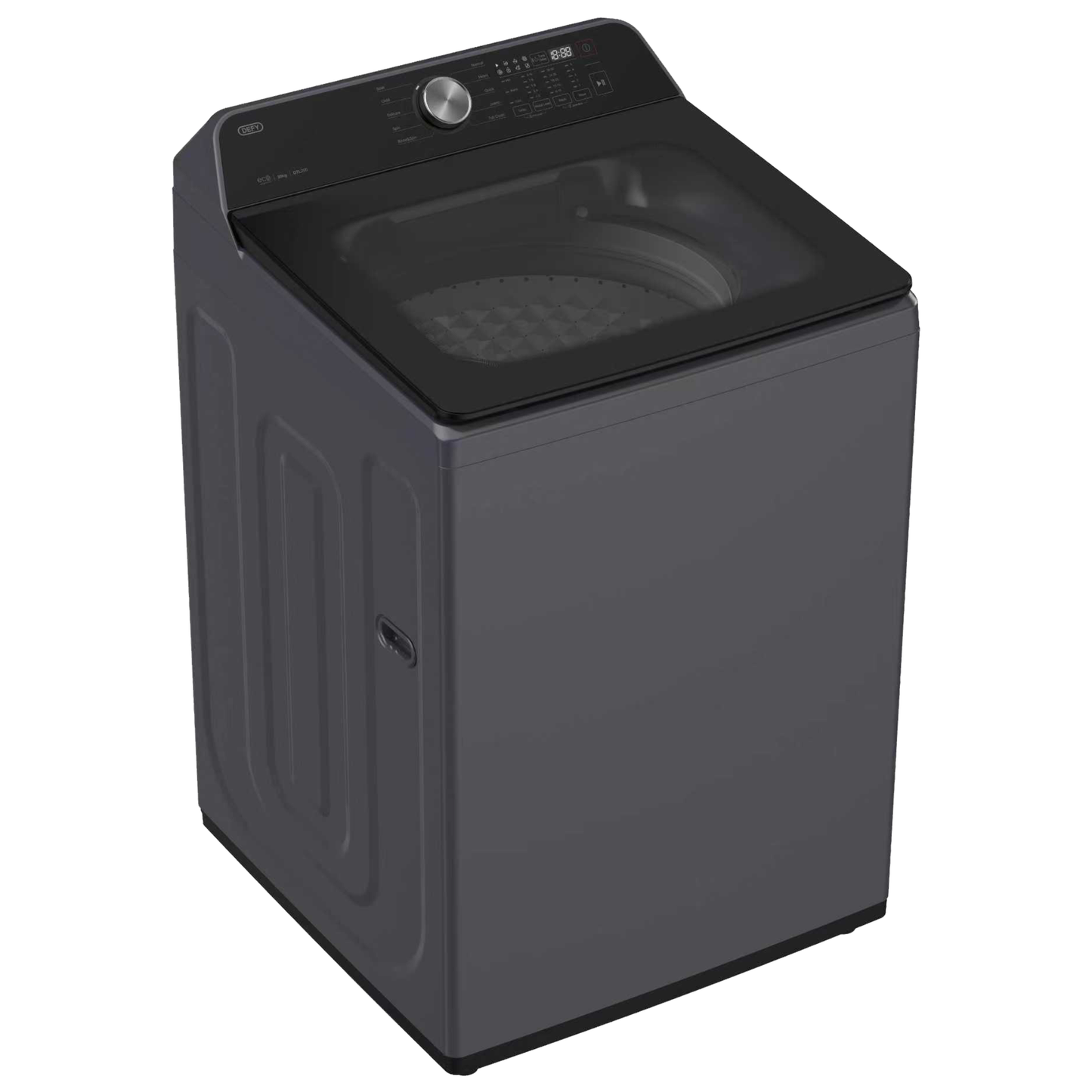 Defy DTL200 20kg dark grey top loader washing machine
