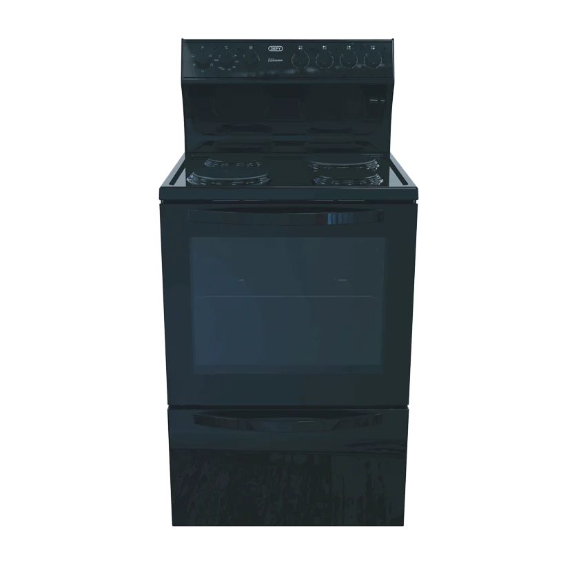 Defy DSS694 60cm black Kitchenaire electric stove