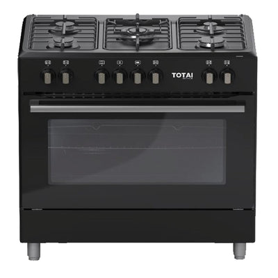 Totai 03/T800EB 90cm 5 burner gas stove with electric oven black