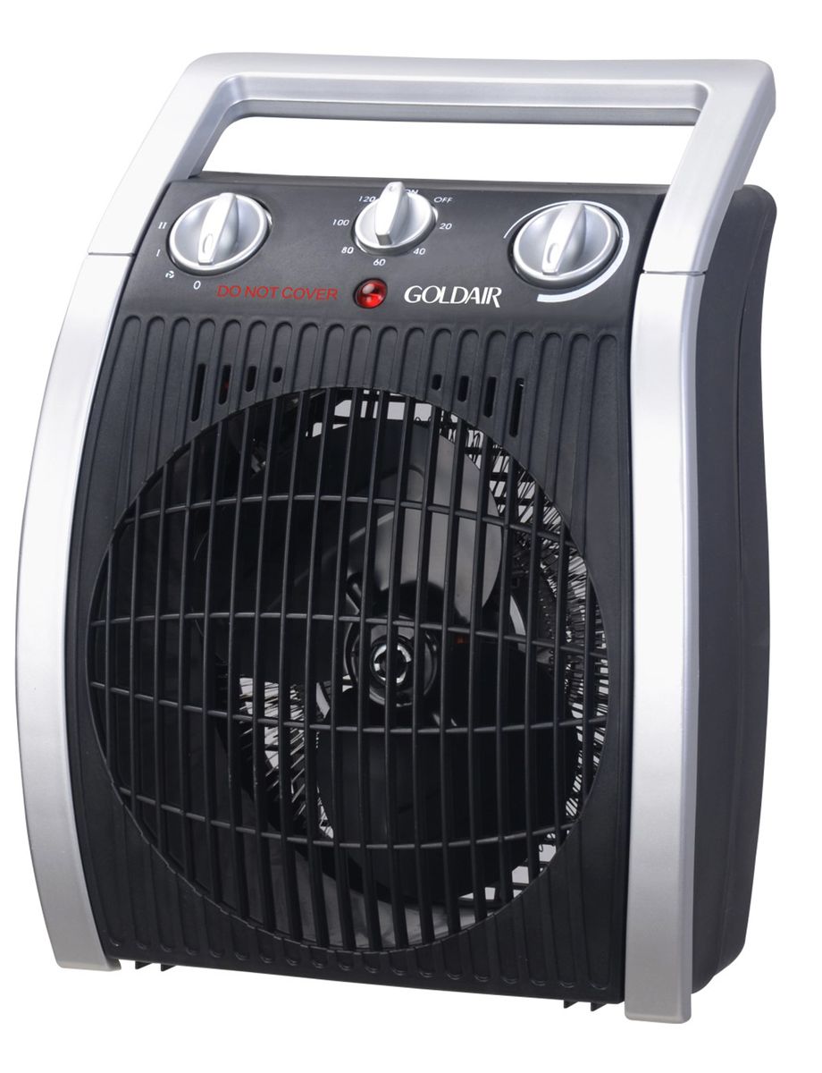 GOLDAIR FAN HEATER 2000W+TIMER