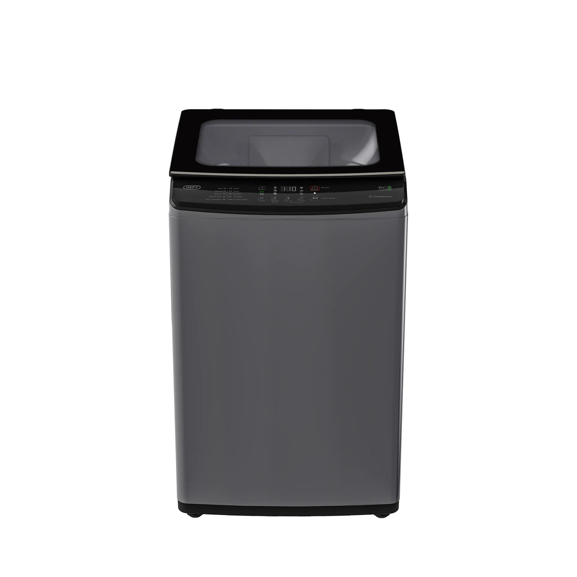 Defy DTL165 8kg Manhattan Grey top loader washing machine