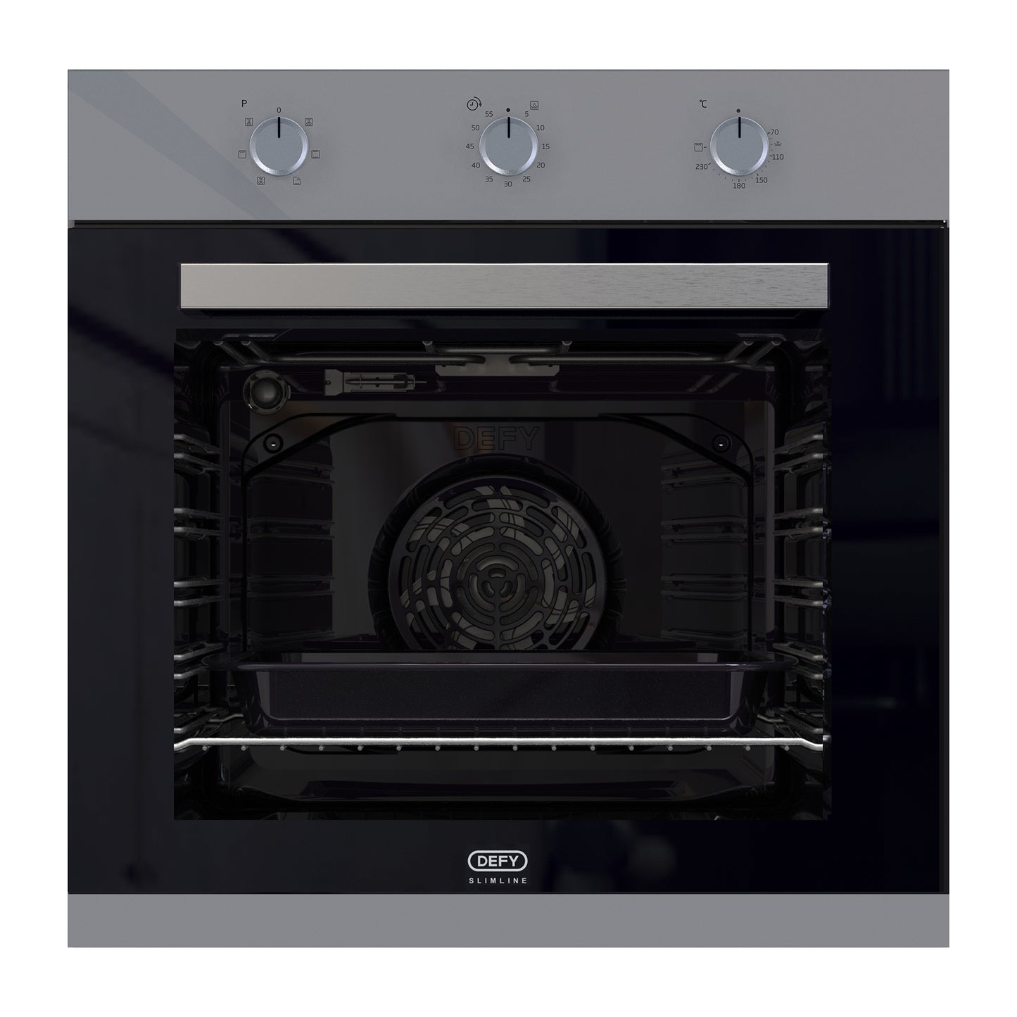 DEFY OVEN 600 SLIMLINE E/L MF FAN-ASS SS