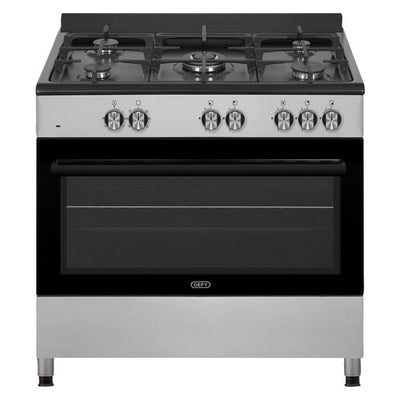 DEFY STOVE GAS 5BRN M/F BLK