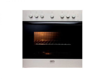 DEFY OVEN 600 SLIMLINE BLK GLASS