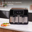 KENWOOD DUAL AIRFRYER BK METAL