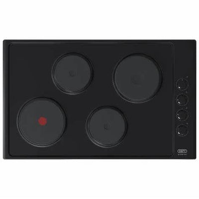 Defy DHD416 Gemini black solid plate electric hob