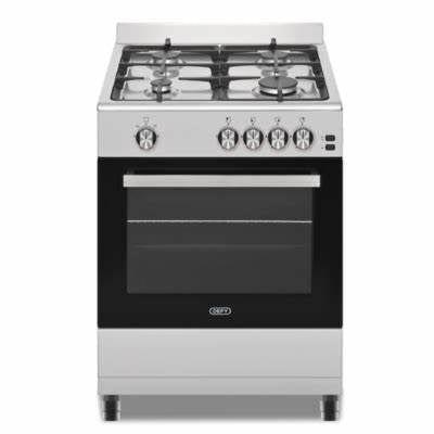 DEFY STOVE FULL GAS 4BRN 60CM SS