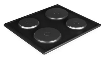 DEFY HOB 600 SLIMELINE SOLID NCP BLK