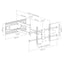 SPACE BRK WALL MOUNT FULL MOT 43"-80"