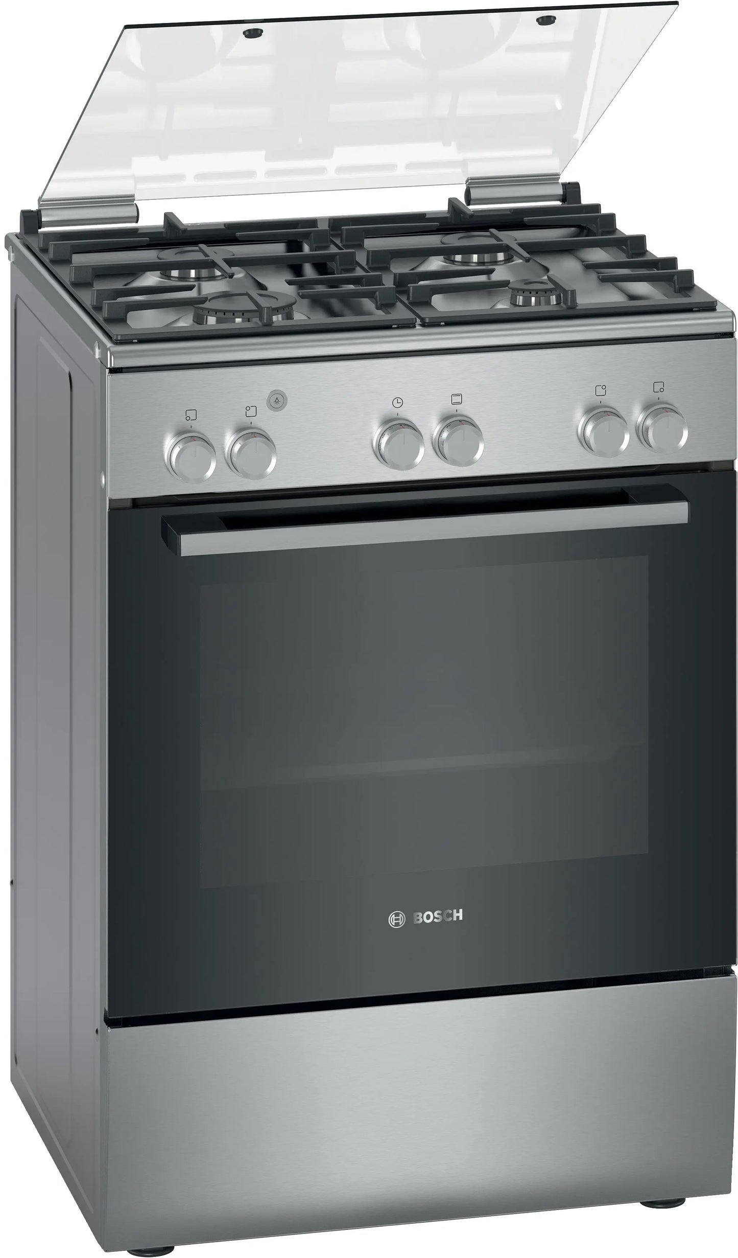 Bosch Series 2 60cm Freestanding Gas Cooker Stainless Steel HGA120E50Z