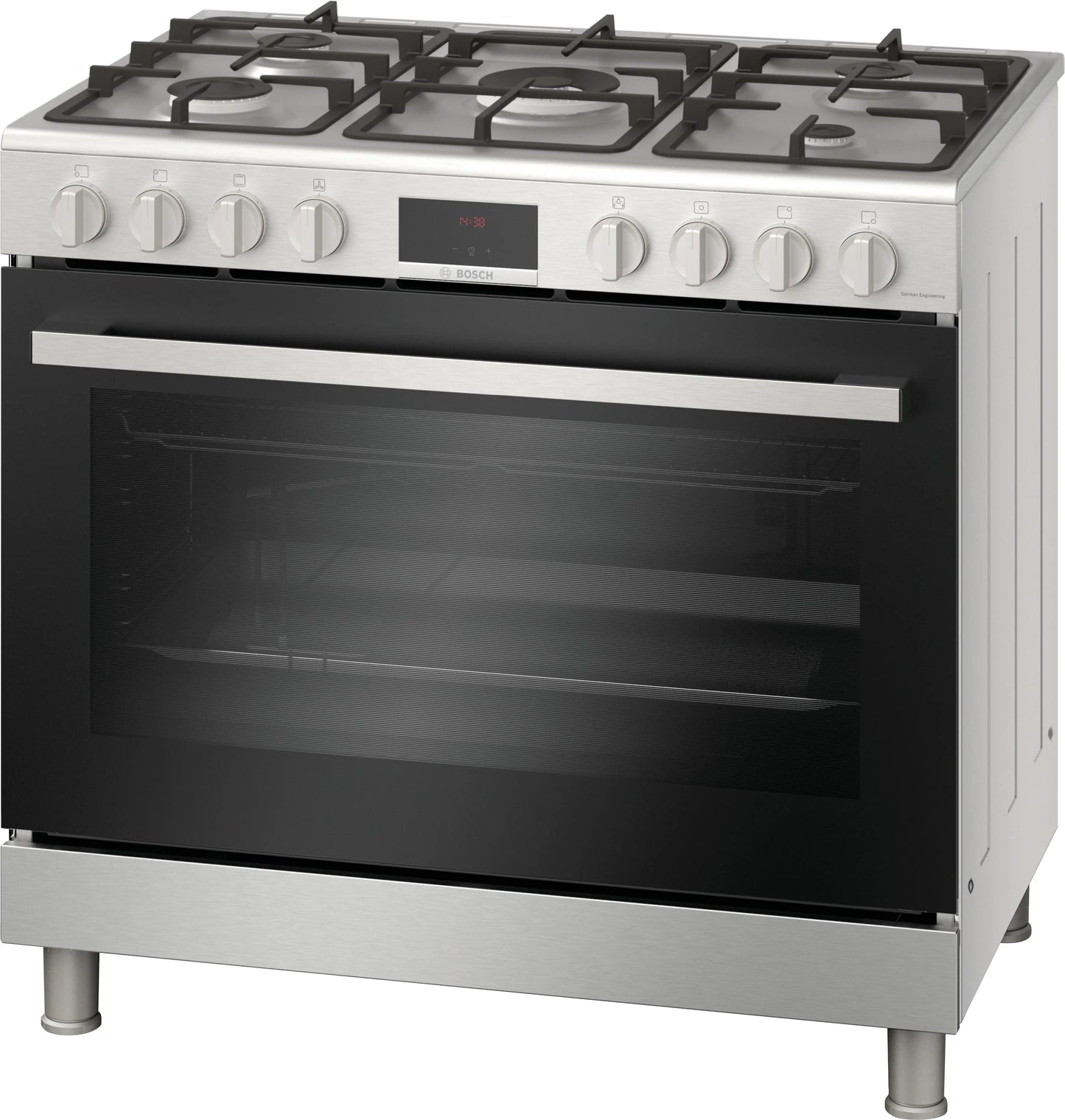 Bosch Series 6 Freestanding Gas Cooker Stainless Steel HGP3ISY50Z