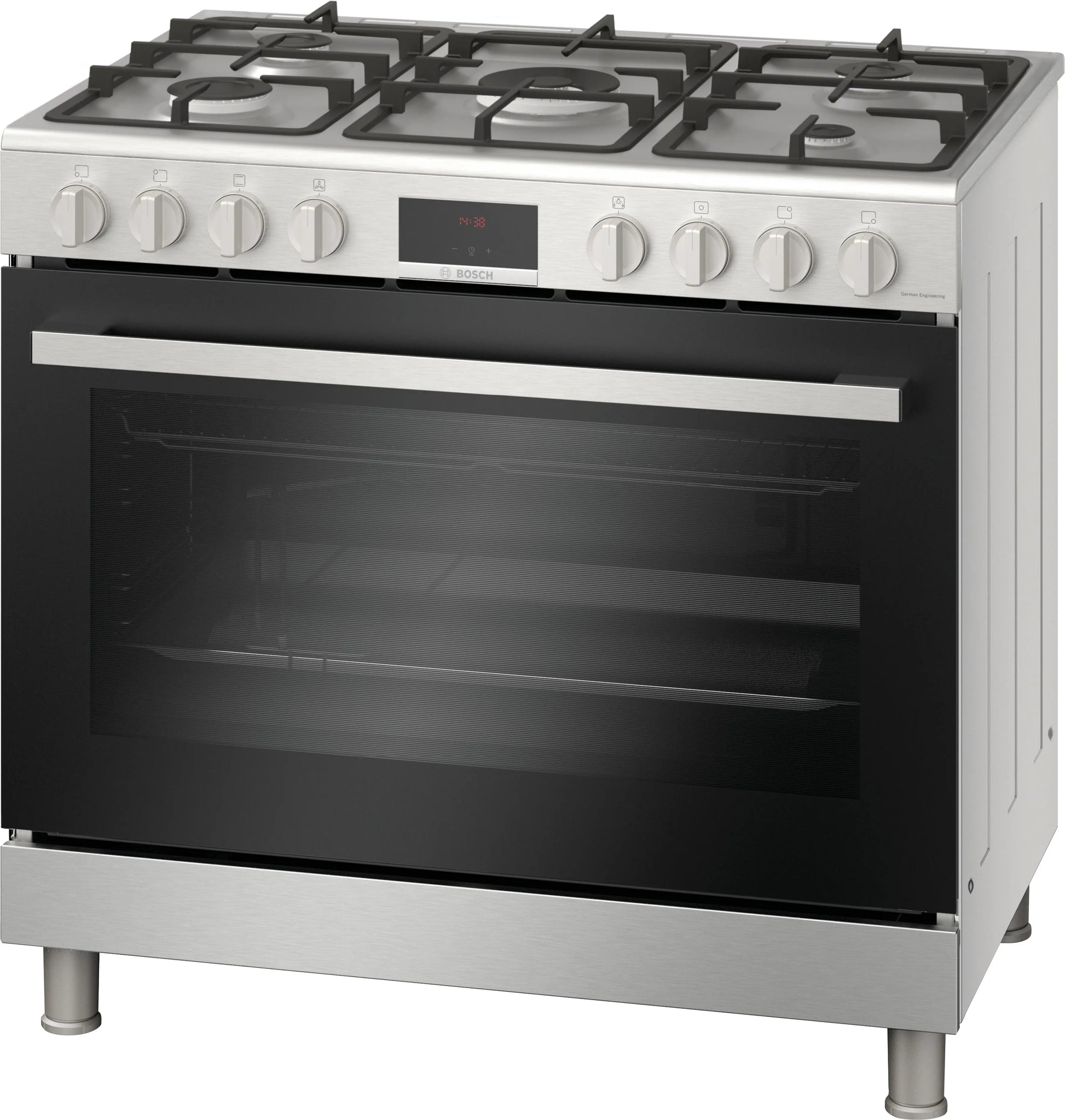 Bosch Series 6 Freestanding Gas Cooker Stainless Steel HGP3ISY50Z