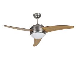Goldair 1320 mm Light Ceiling Fan and Remote Brown and Silver GCF 2012R1