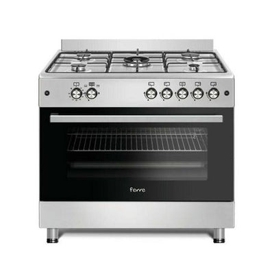 Ferre F9S50G2.HI Free Standing Full Gas Cooker and Oven 5 Burners With Wok