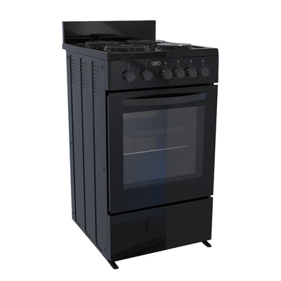 Defy - 4 Plate Compact Stove Black FC - 55L DSS554