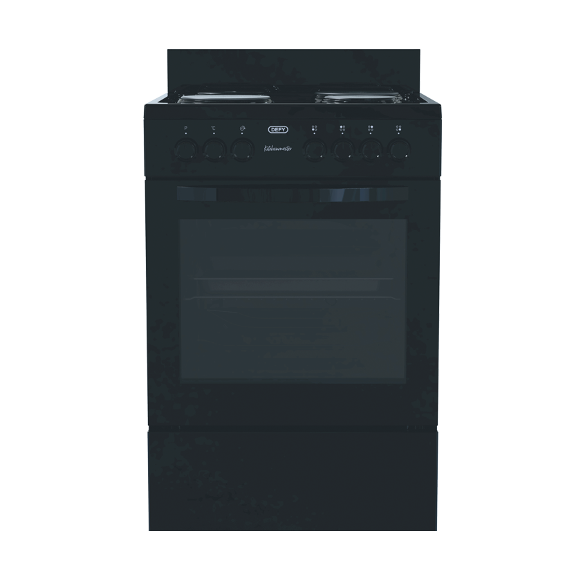 Defy - DSS612 - KitchenMaster - 600 - Electric Stove - Black