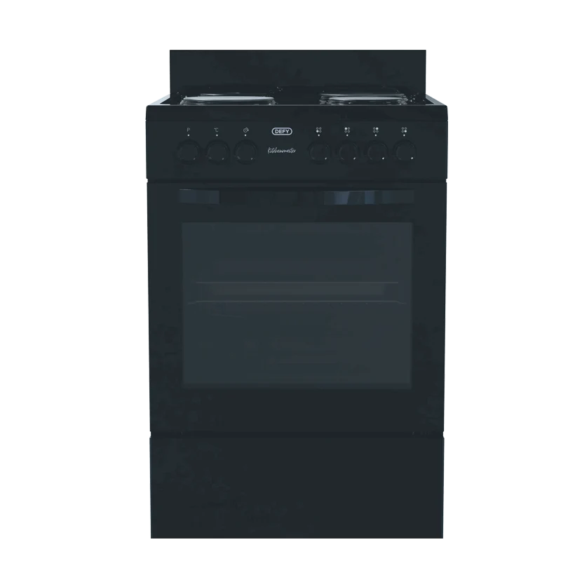 Defy DSS612 60cm black KitchenMaster electric stove