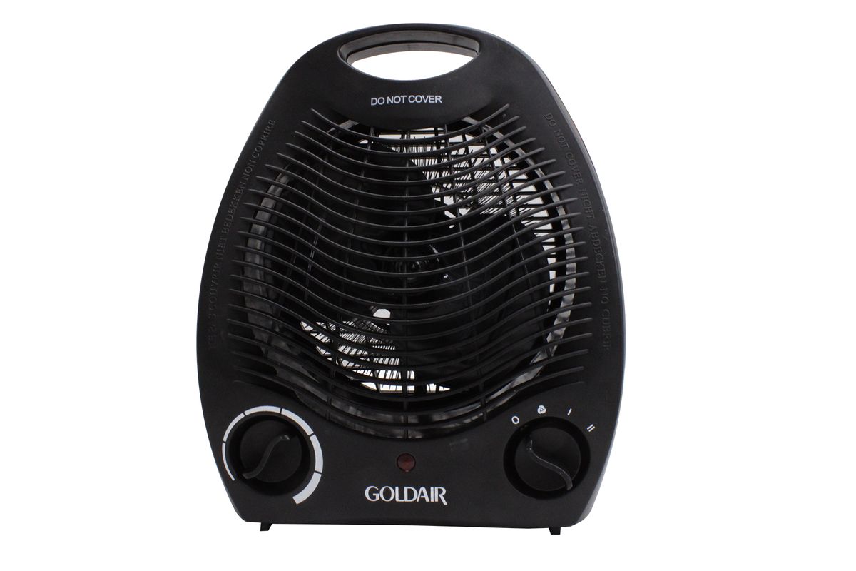 GOLDAIR FAN HEATER BLK