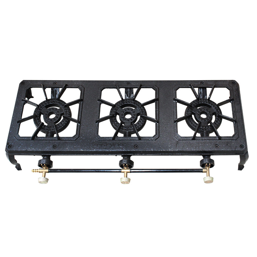 Totai 19/CA9 three burner cast iron gas boiling table