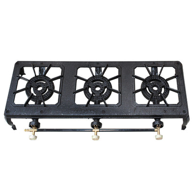 Totai 19/CA9 three burner cast iron gas boiling table