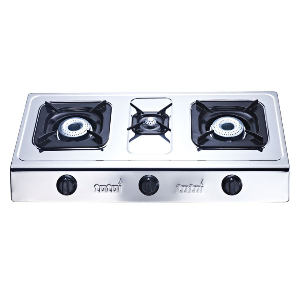 Totai 26/014A 3 burner stainless steel tabletop gas stove