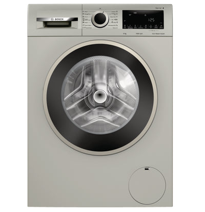 Bosch - 9 kg Frontloader Washing Machine 1400 rpm - Series 4 - Silver Inox